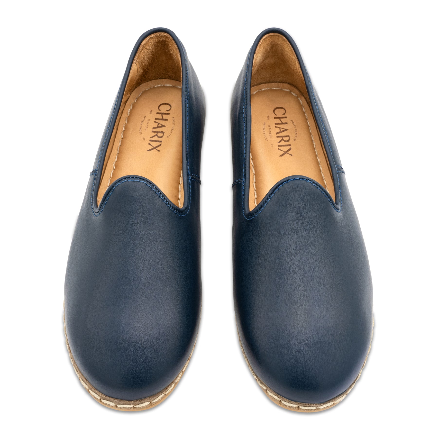 Midnight Blue Slip On Shoes for Men Charix Euro 41.5 US 8.5