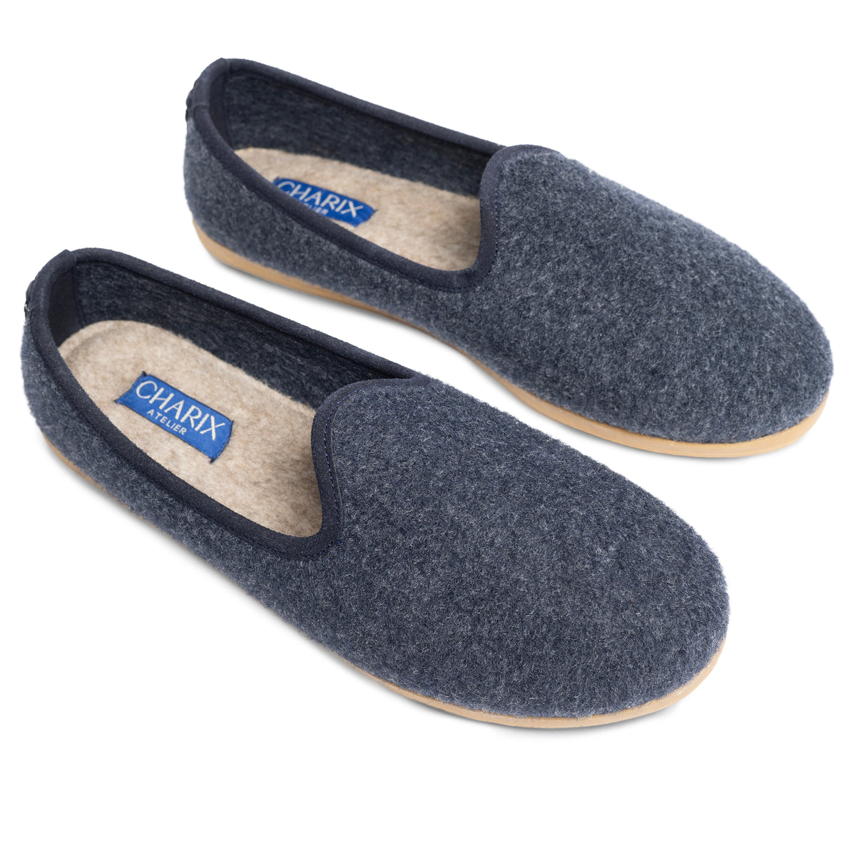 Midnight Blue Lounge Shoes - Charix Shoes