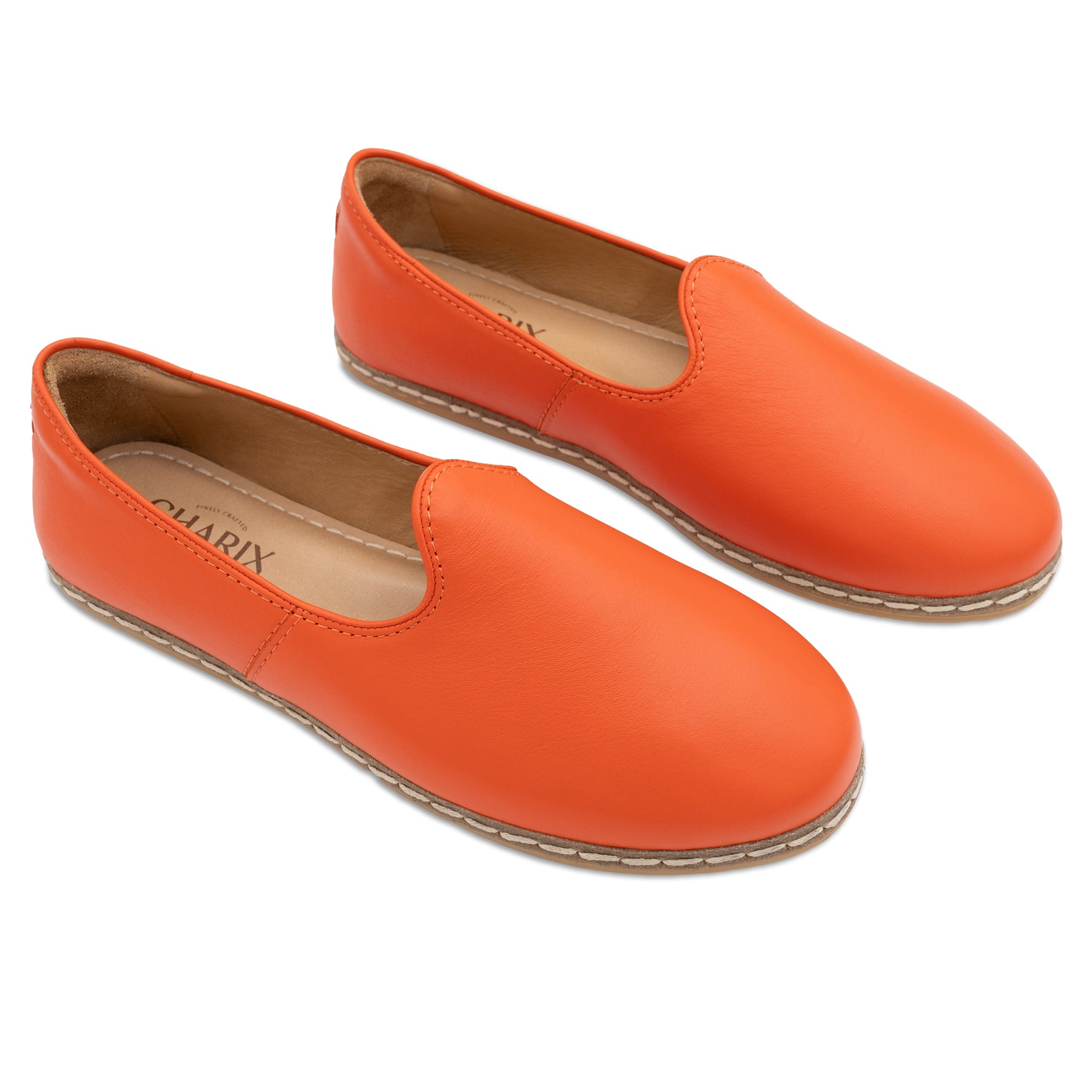 Orange - Slip On Shoes for Men | Charix Orange - Slip On Shoes for Men | Charix