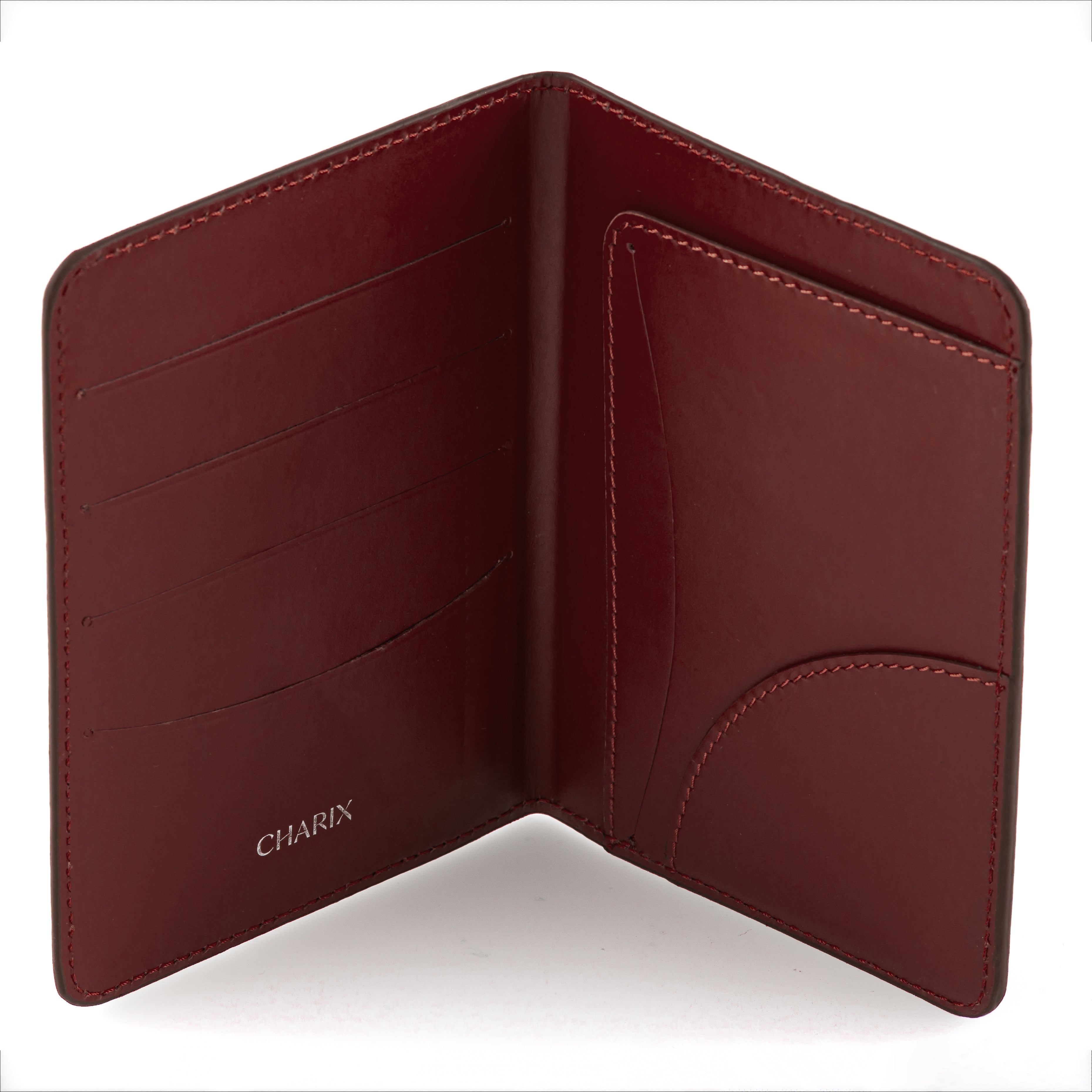 Bordeaux Passport Holder - Charix Shoes