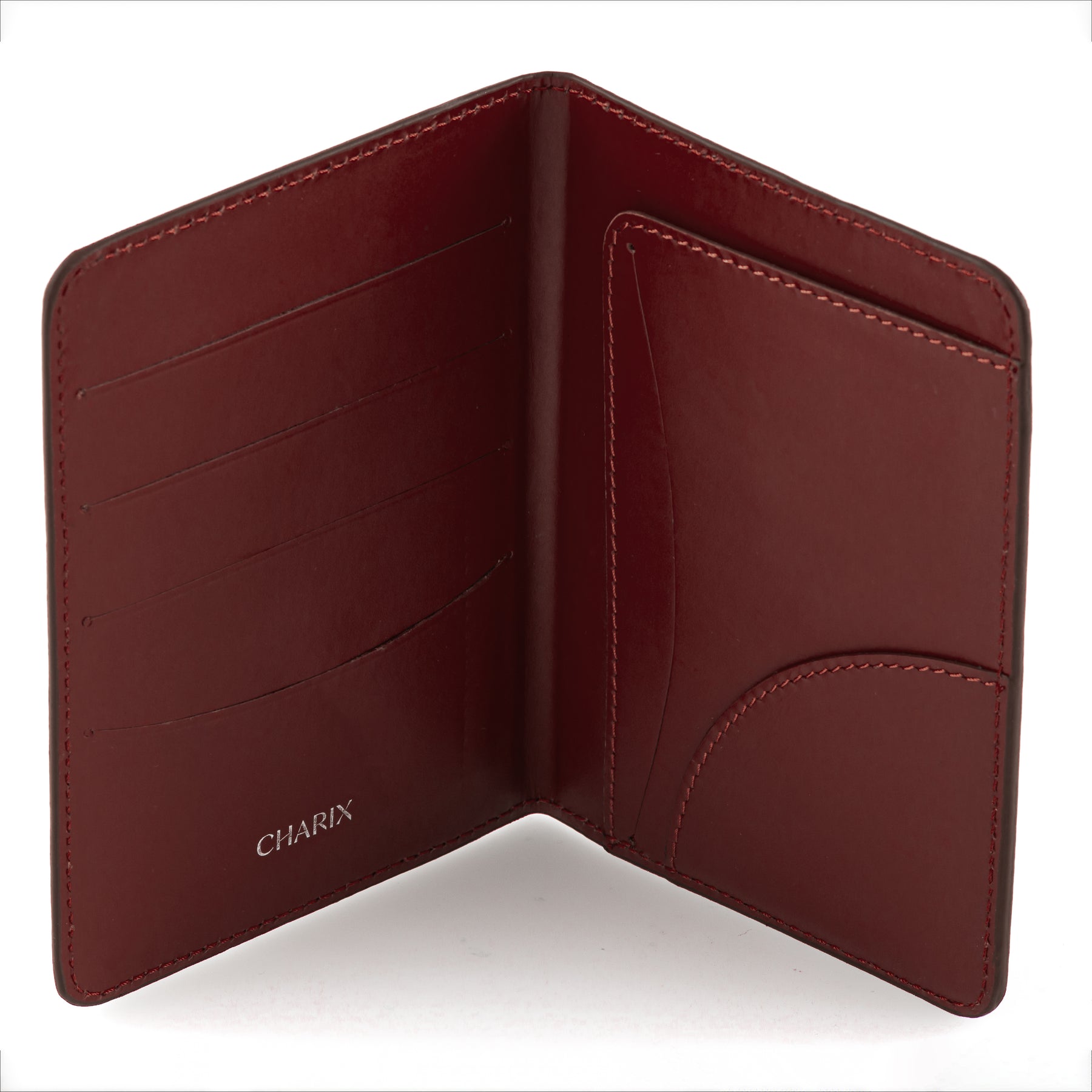 Bordeaux Passport Holder - Charix Shoes