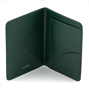 Hunter Green Passport Holder - Charix Shoes