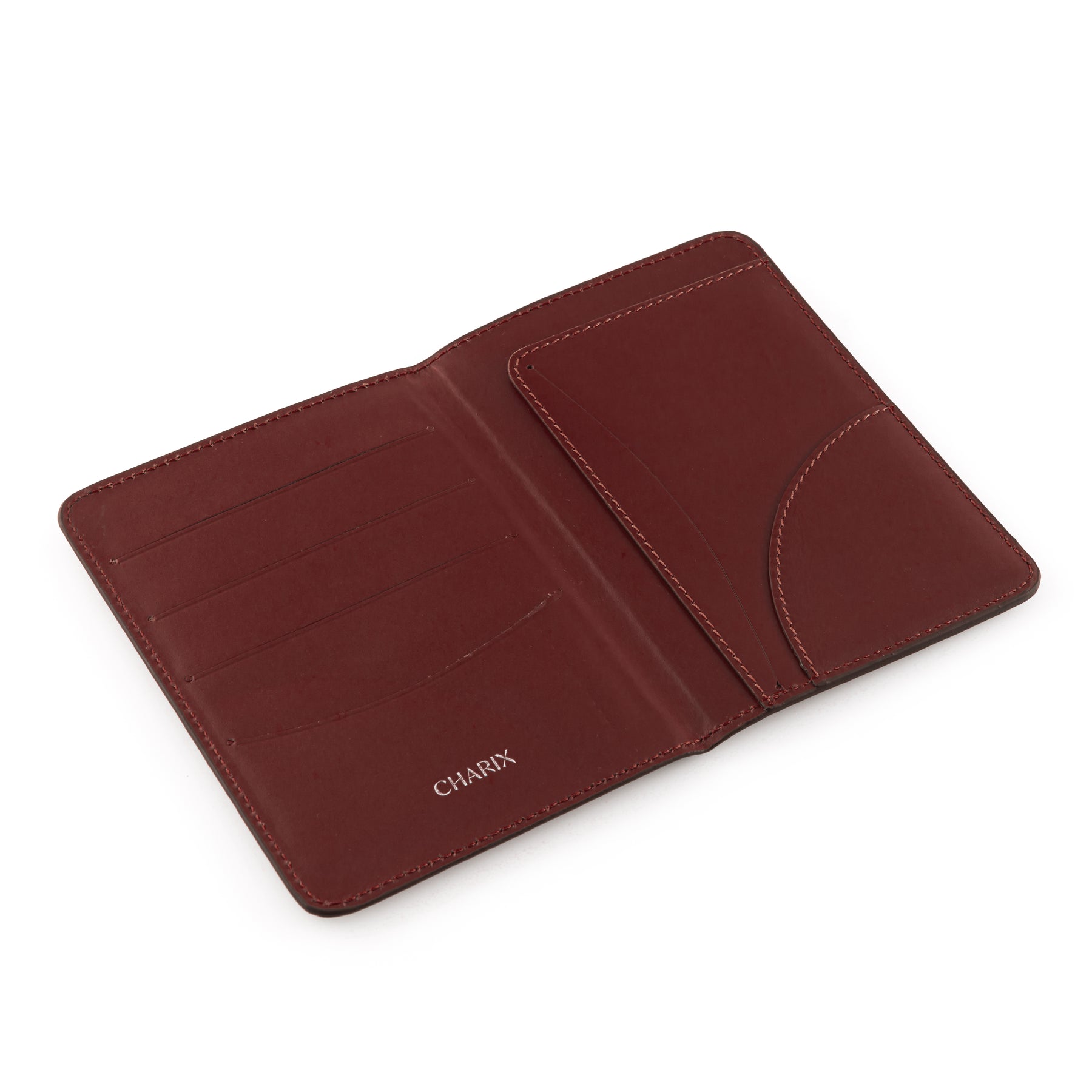 Bordeaux Passport Holder - Charix Shoes