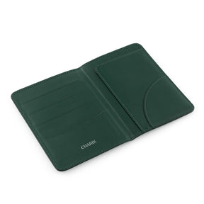 Hunter Green Passport Holder - Charix Shoes