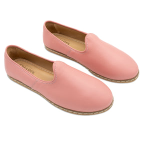 Vintage Pink Slip On Shoes - Charix Shoes