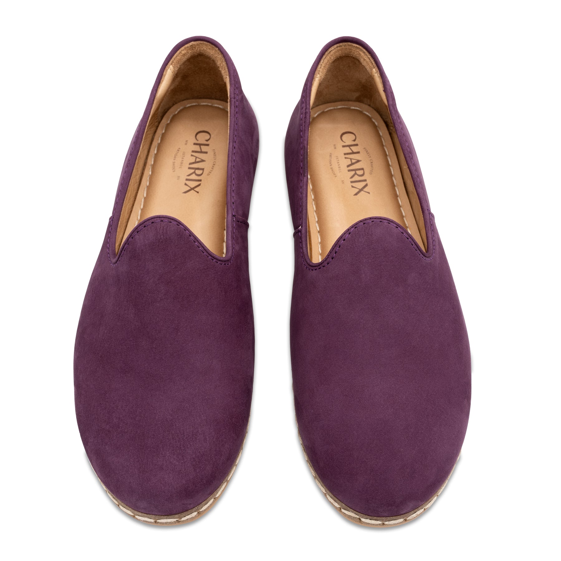 Royal Purple Slip Ons for Men