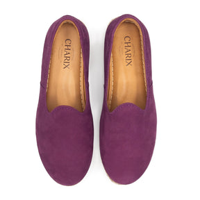 Purple Suede - Charix Shoes