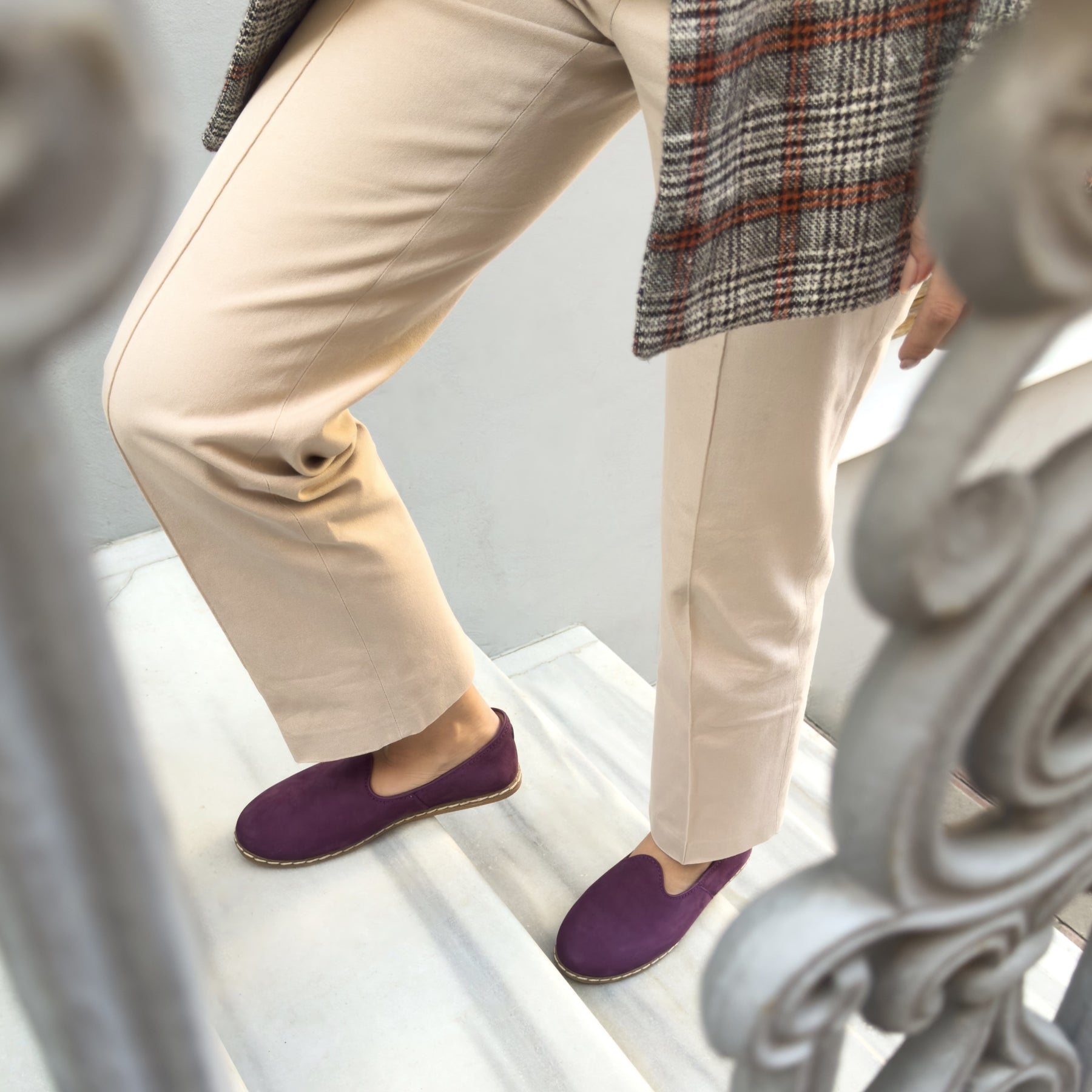 Royal Purple Slip-On - Charix Shoes