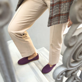 Royal Purple Slip-On - Charix Shoes