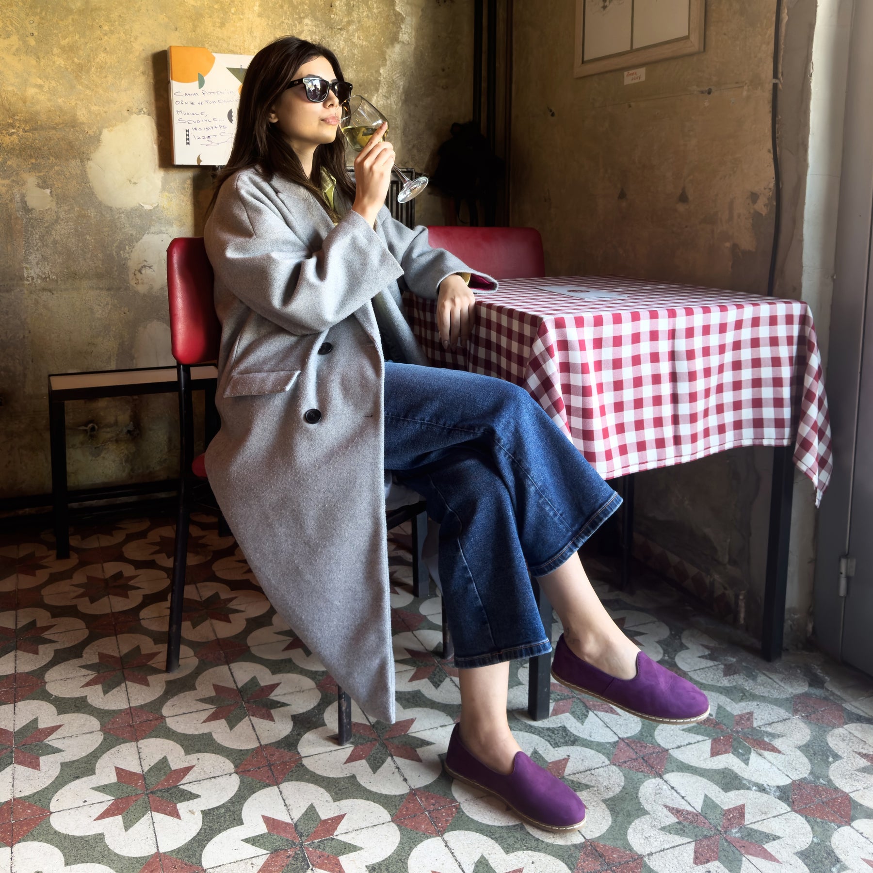 Royal Purple Slip-On - Charix Shoes