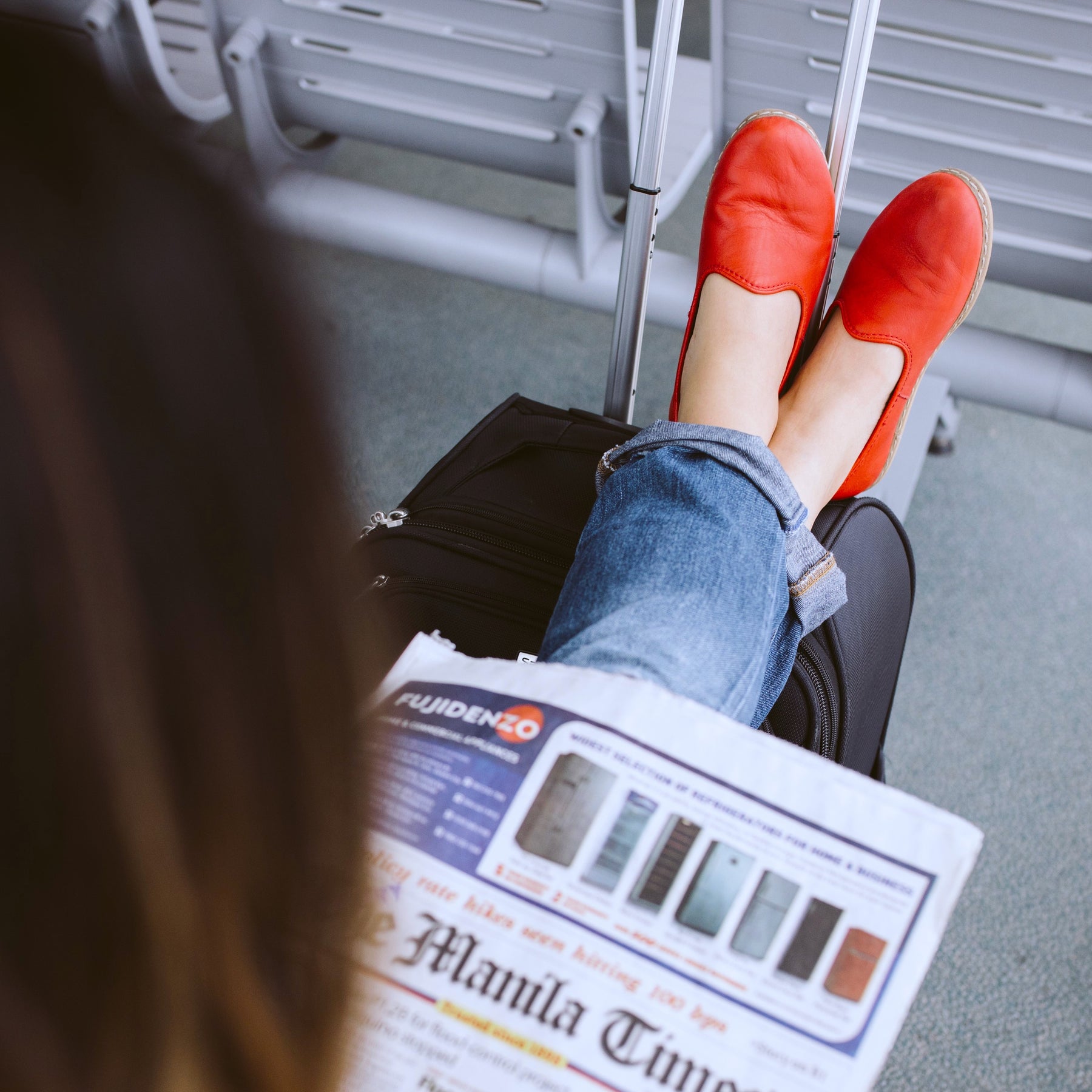 Red Slip-On