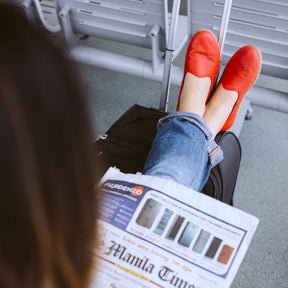 Red Slip-On
