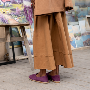 Royal Purple Slip-On - Charix Shoes