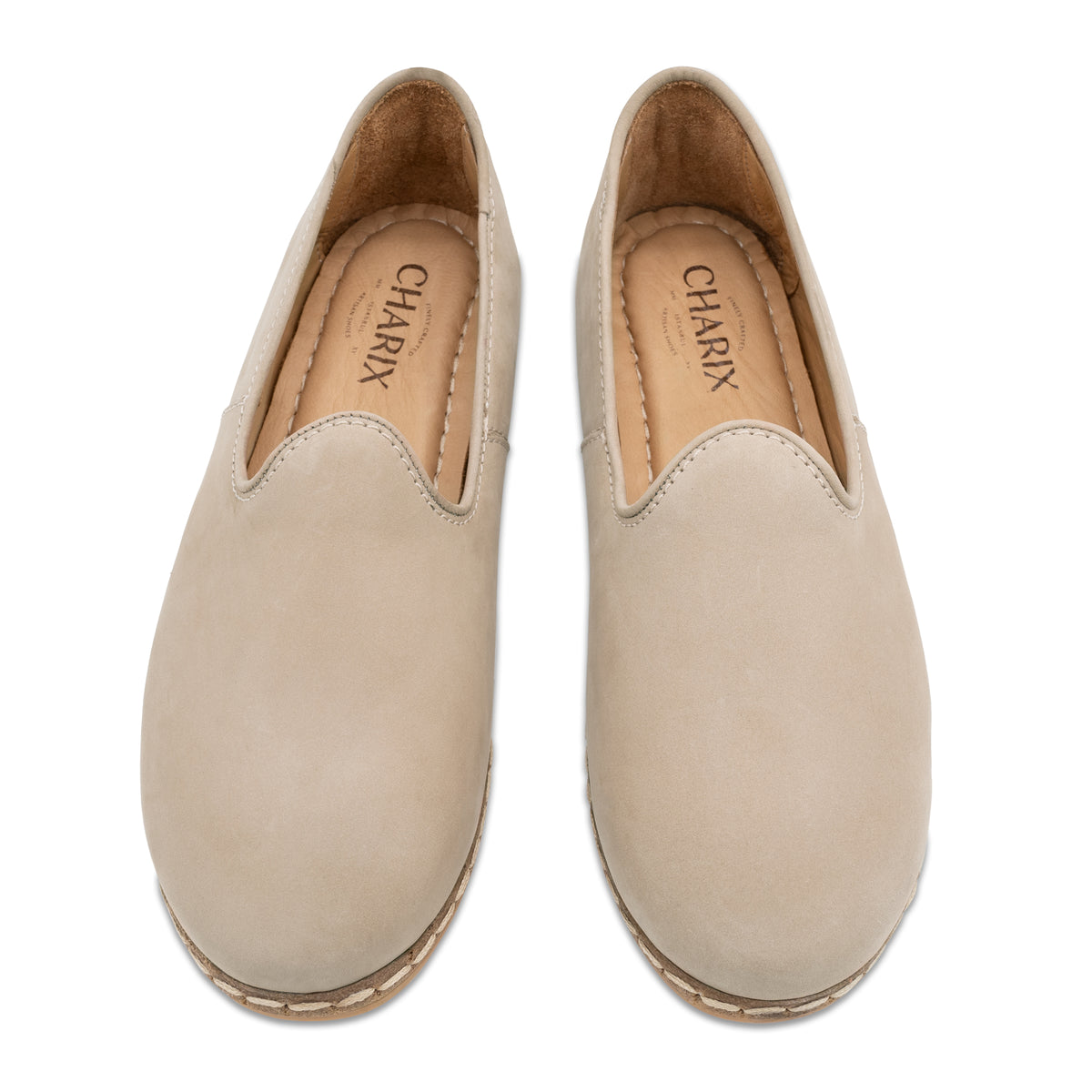 Safari Nubuck Slip Ons for Men - Charix Shoes
