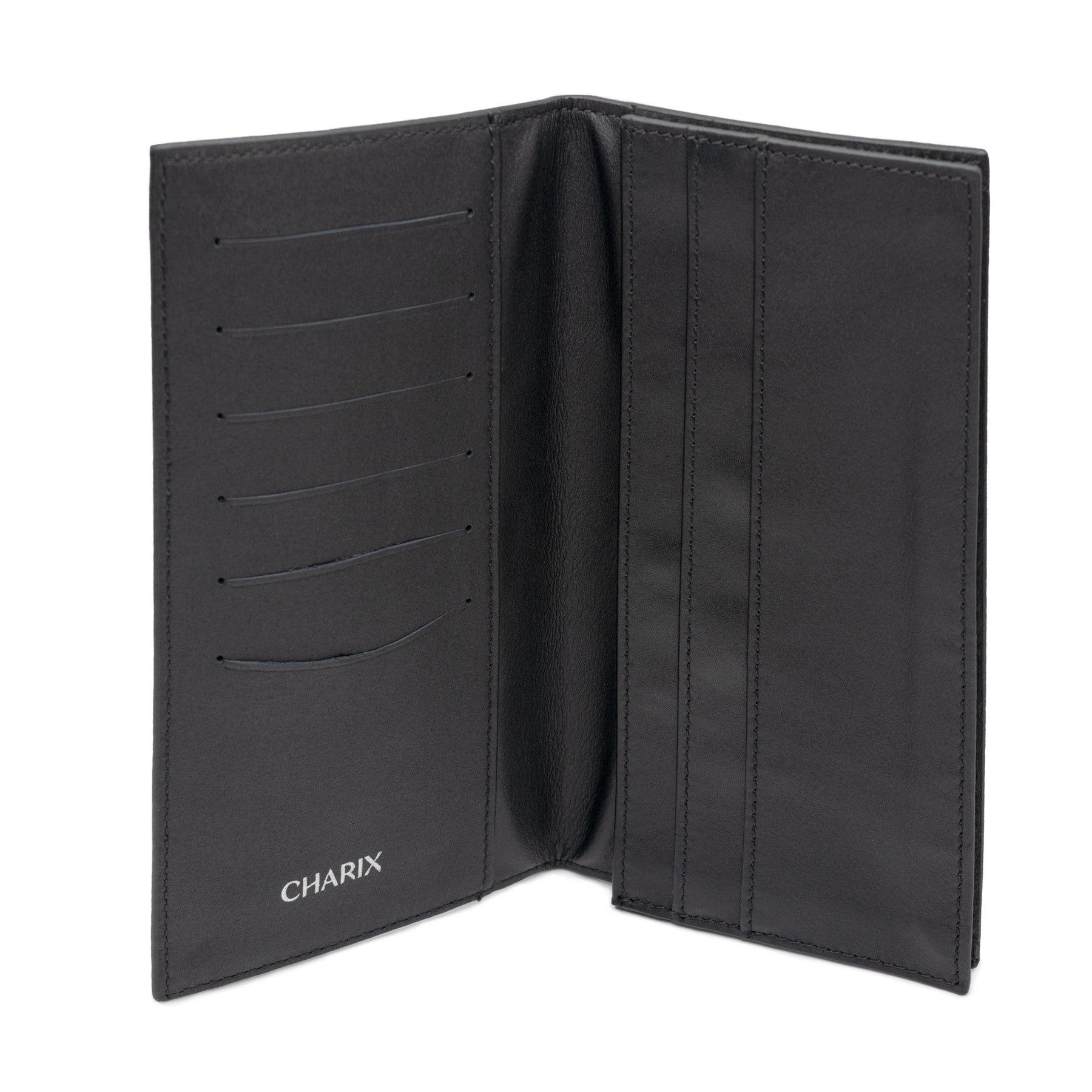 Black Travel Wallet - Charix Shoes
