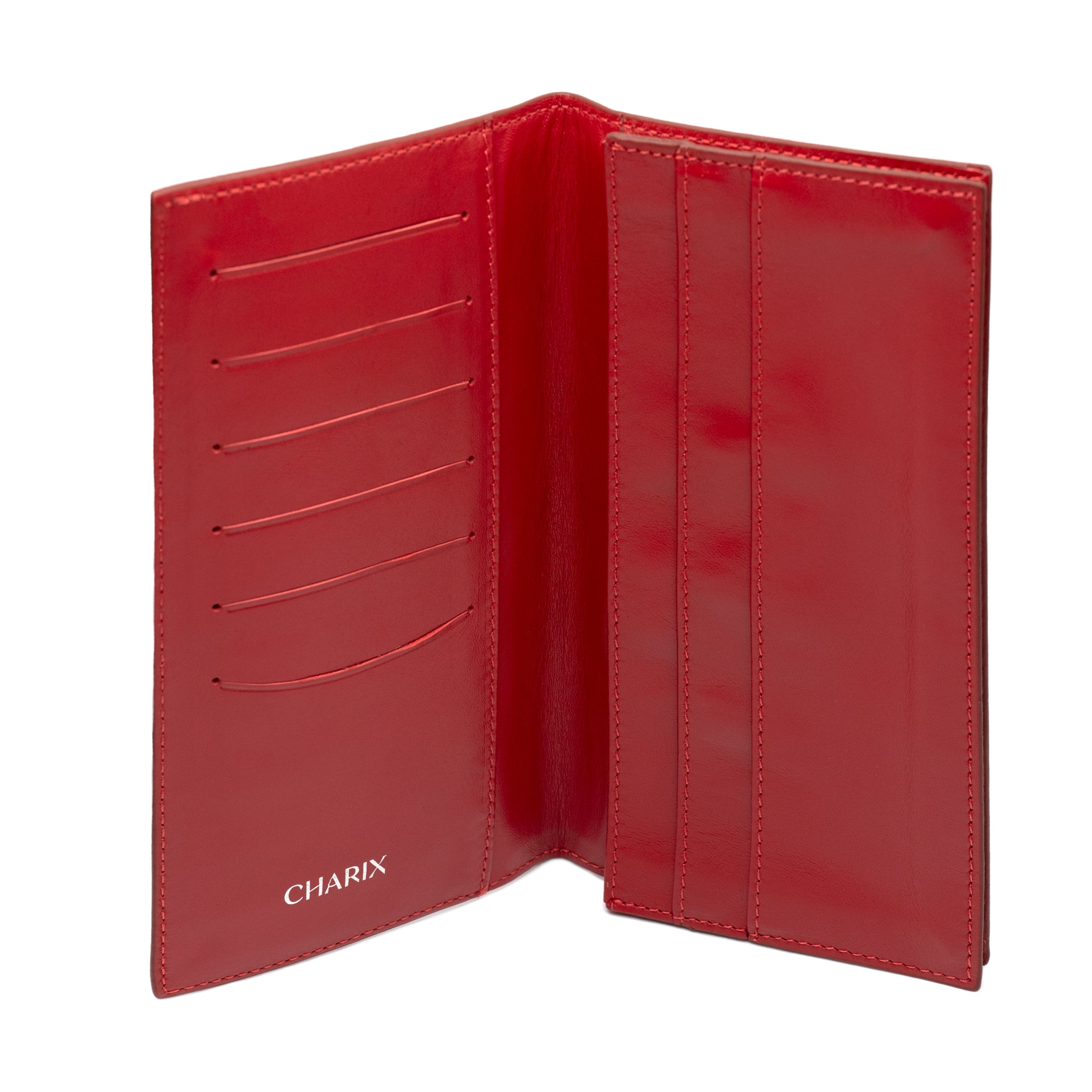 Red Travel Wallet - Charix Shoes