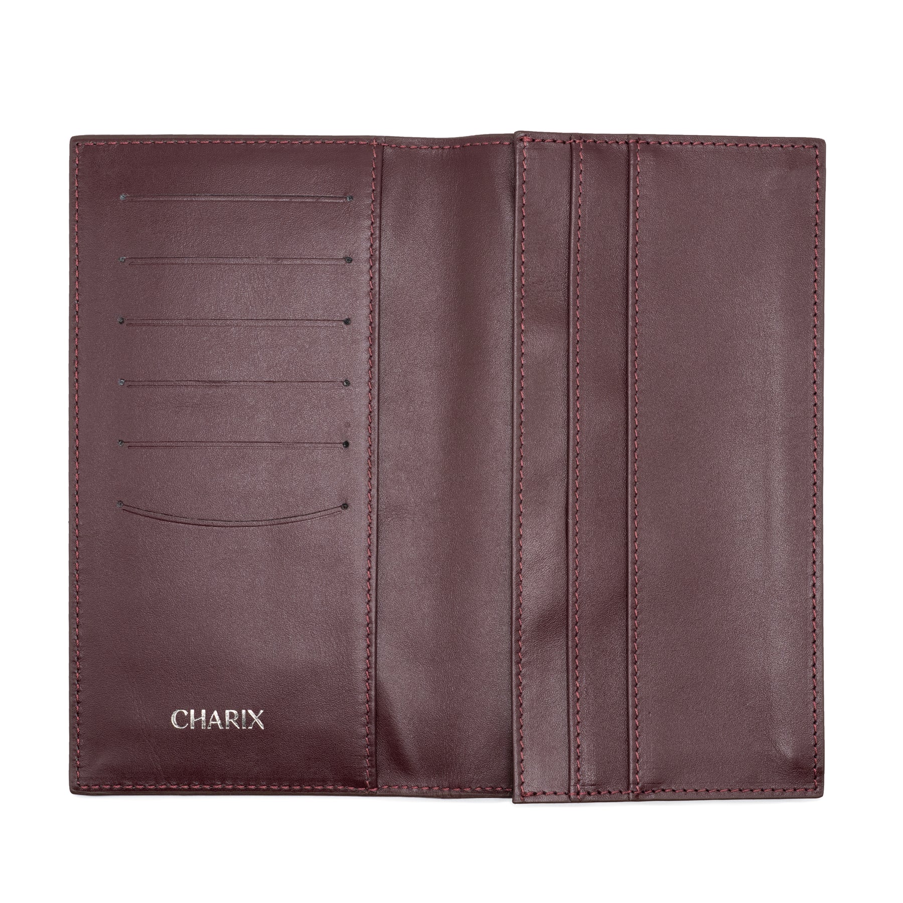 Bordeaux Travel Wallet - Charix Shoes