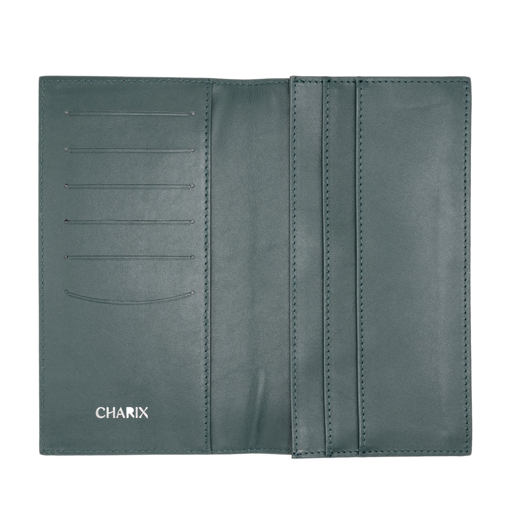 Hunter Green Travel Wallet - Charix Shoes