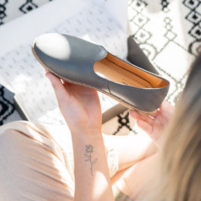 Ultimate Gray Slip-On - Charix Shoes