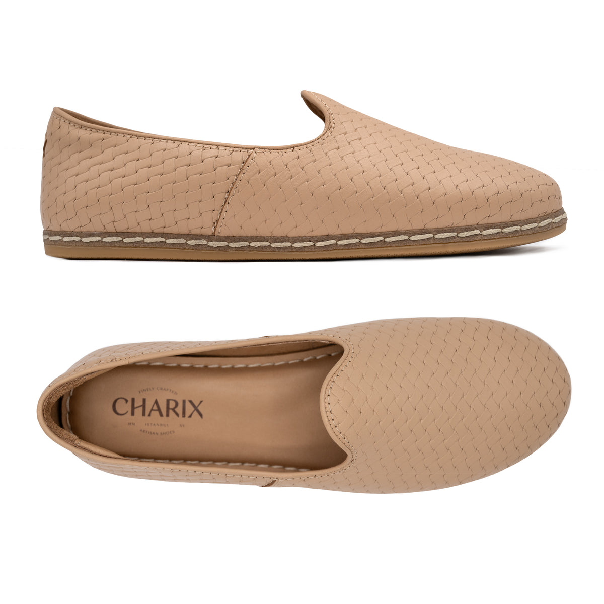 Woven Camel - Revives - Charix Shoes