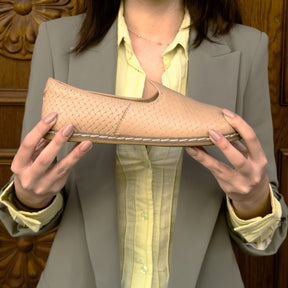 Woven Tan Slip-On - Charix Shoes