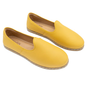 Yellow Slip On Shoes - Charix Shoes