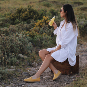 Yellow Slip-On - Charix Shoes