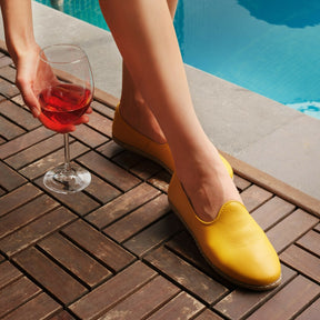 Yellow Slip On Shoes - Charix Shoes