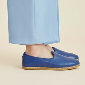 Cobalt Blue Slip-On - Charix Shoes