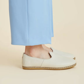 Cream Slip-On - Charix Shoes