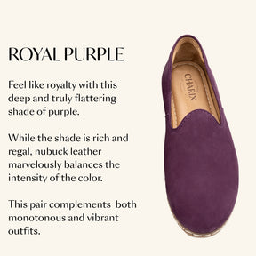Royal Purple Slip-On - Charix Shoes