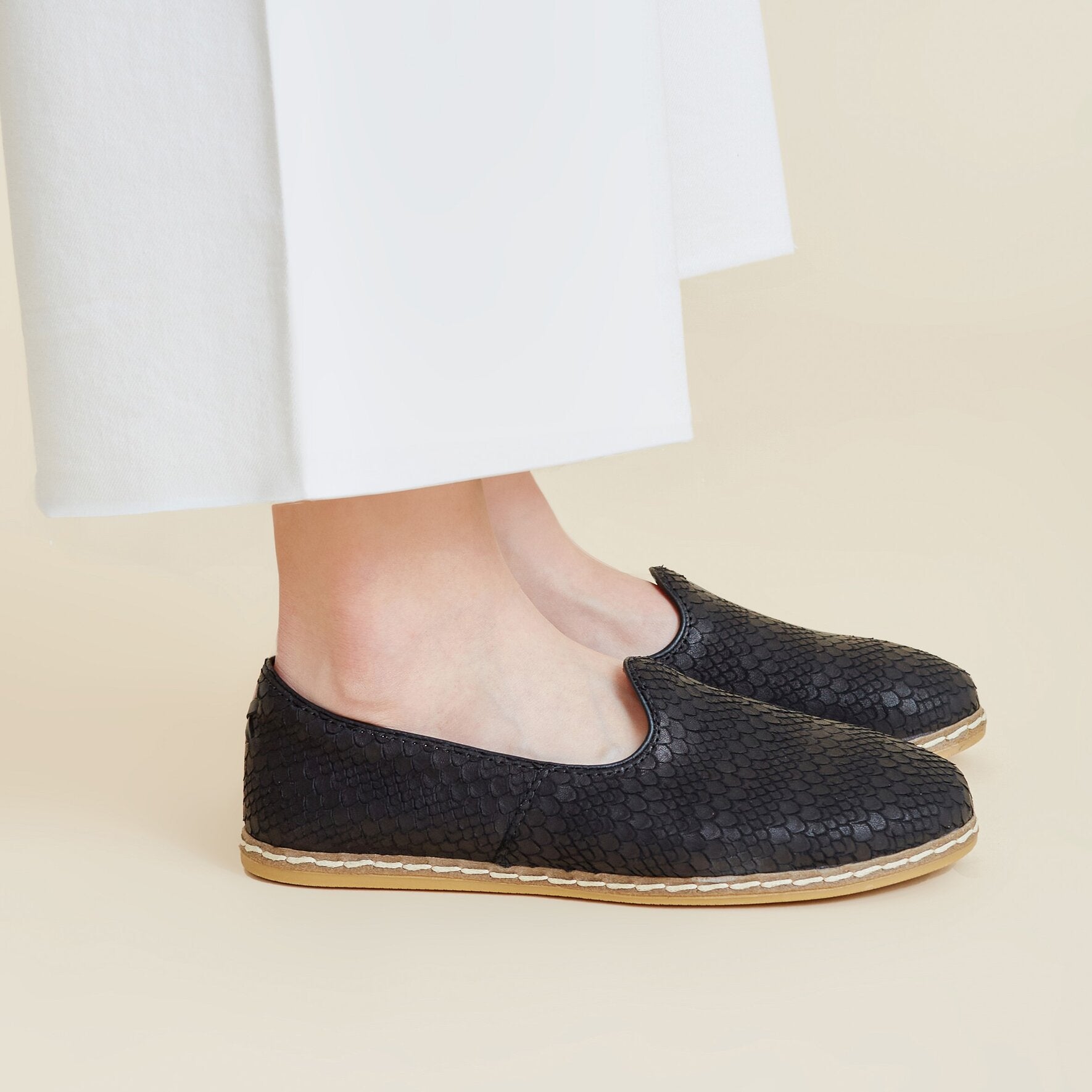 Wild Black Slip-On