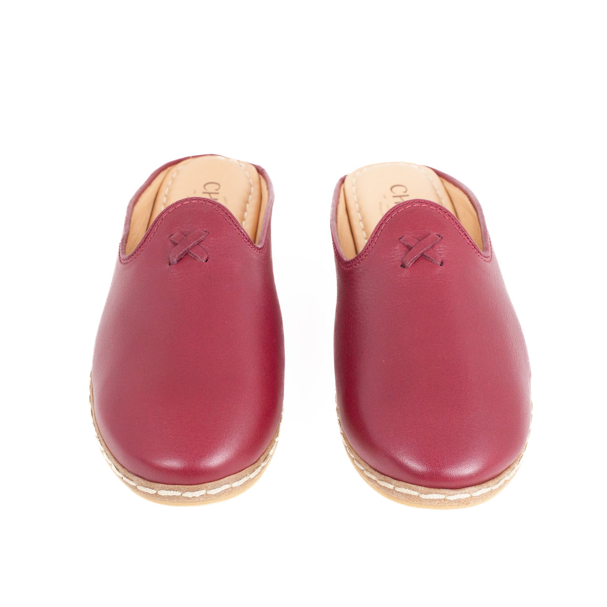Bordeaux Mules - Men's - Charix Shoes