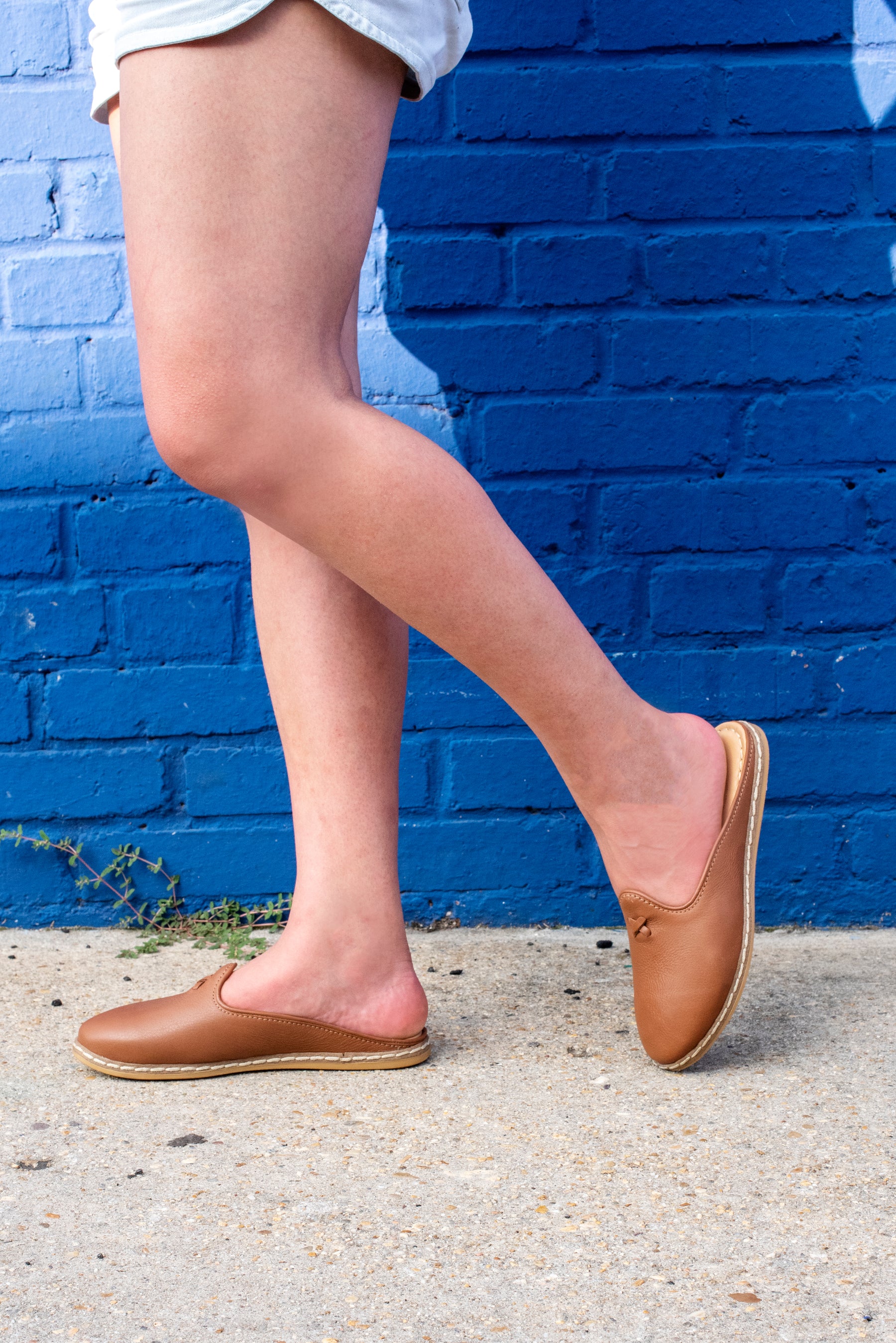 Camel Mules - Women's - Charix Shoes