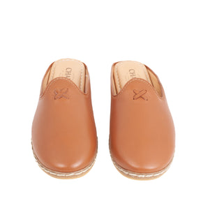 Camel Mules - Women's - Charix Shoes