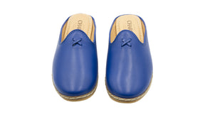 Cobalt Blue Mules - Women's - Charix Shoes