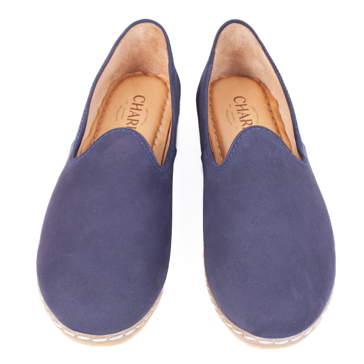 Navy Suede - Men's - Charix Shoes