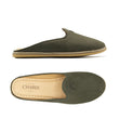 ASTAIRE MULE IN OLIVE GREEN SUEDE