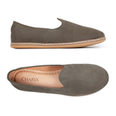 Olive Suede - Men's - Charix Shoes