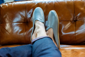 Ultimate Gray Mules - Men's - Charix Shoes